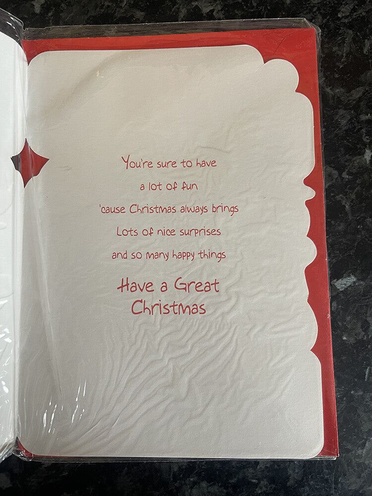 Great Grandad Merry Christmas Card Cute Snowman Gifts Penguin Reind