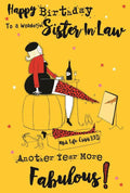 Sister In Law Birthday Card More Fabulous Witty Funny Happy
