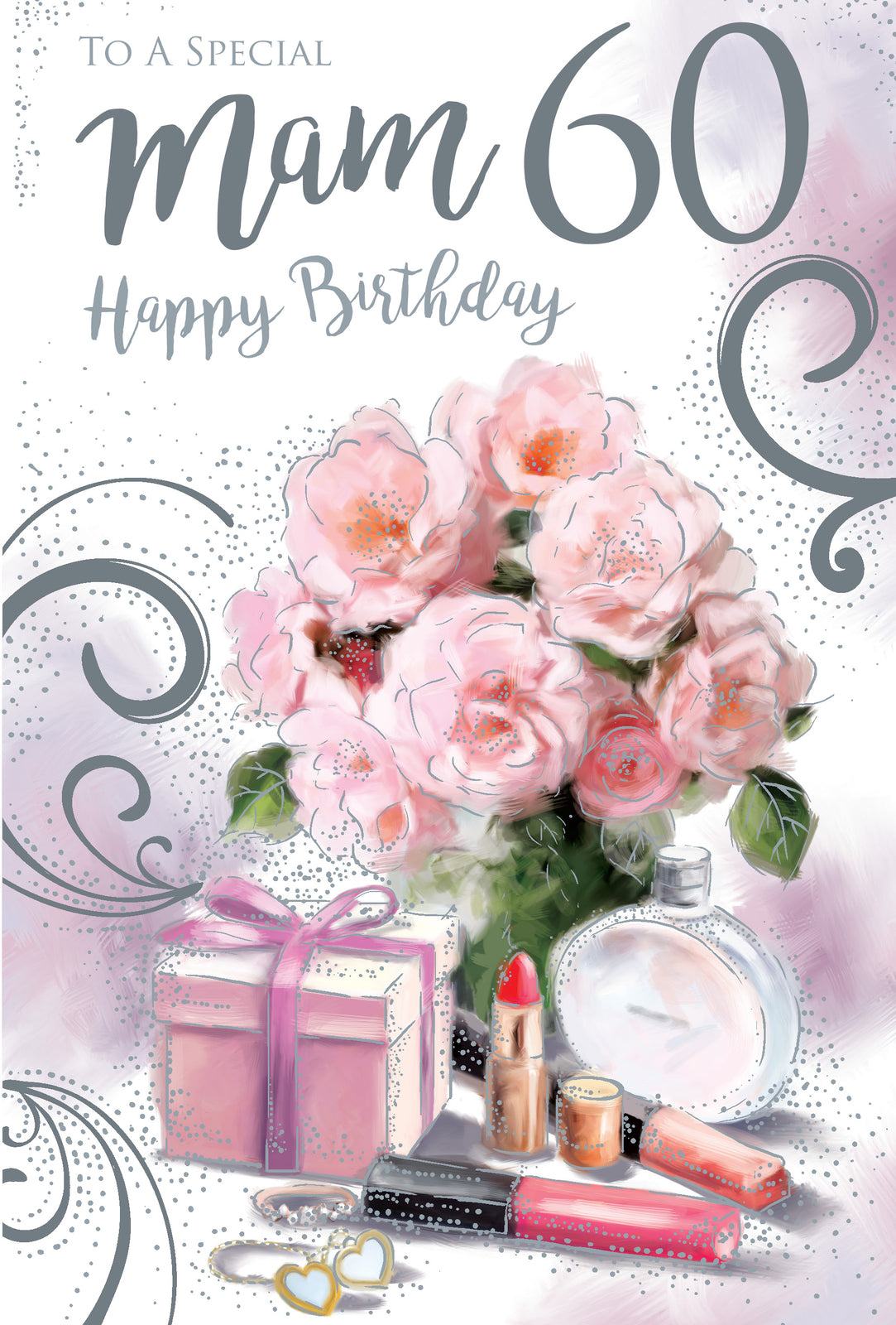 Mam 60th Birthday Card 60 Today Flowers Make Up Happy Lovely Verse