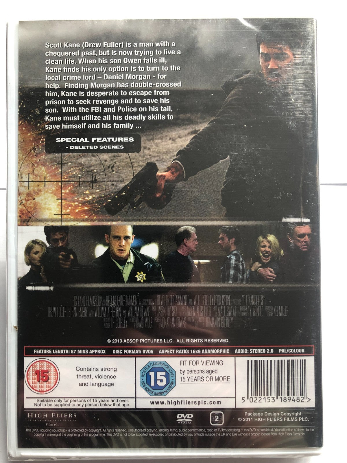 THE KANE FILES DVD Ethan Embry William Atherton Movie Film UK New Sealed R2