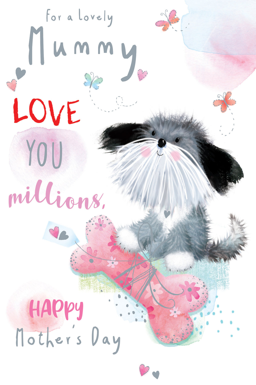 For A Lovely Mummy Love You Millions Happy Mother's Day Card Lovely Verse