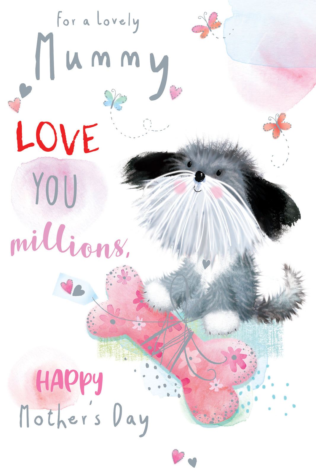For A Lovely Mummy Love You Millions Happy Mother's Day Card Lovely Verse