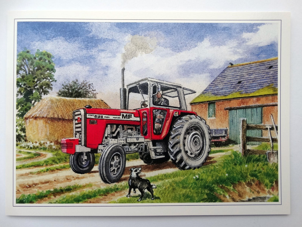 Nostalgic Tractors Planes Land Rover Canal Open Blank Birthday  Card 75 Designs