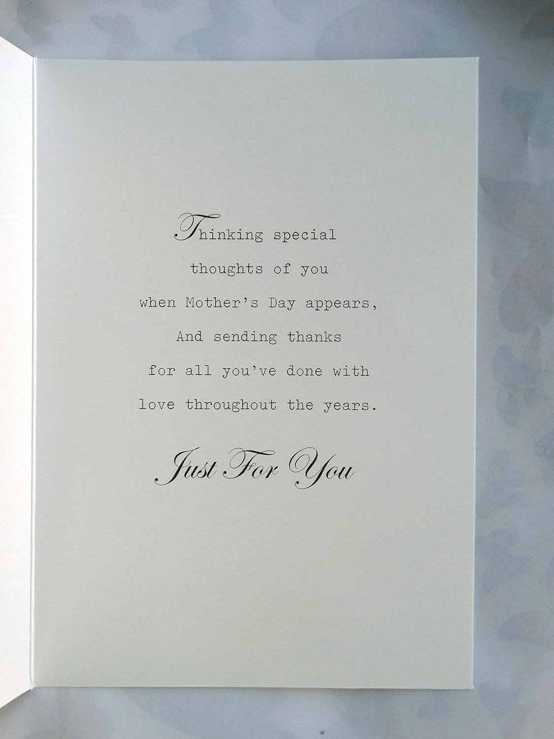 Have A Lovely Happy Mothers Day Mum Shoes & Word Design Card