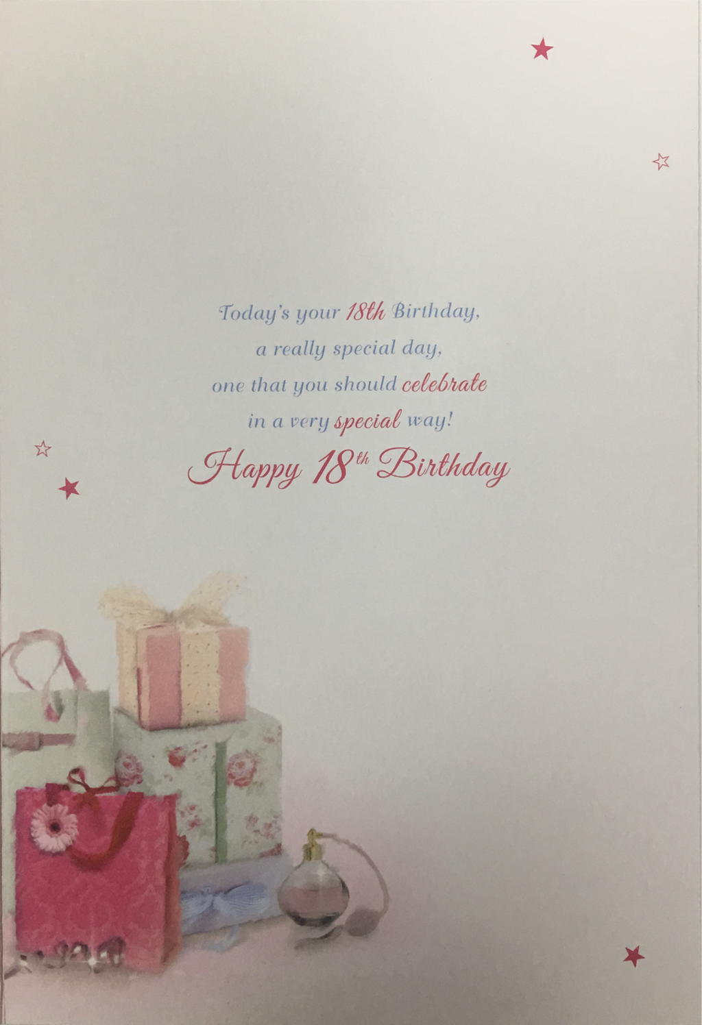 18th Happy Birthday Card Niece Daughter Sister Age 18 Great Granddaughter