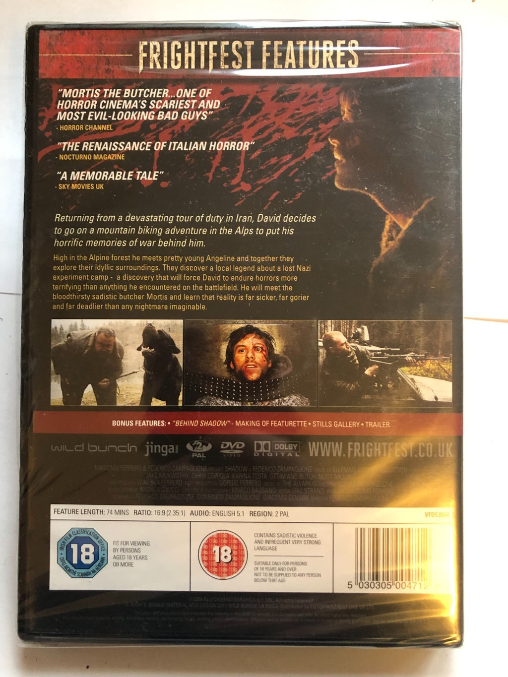 Shadow (18) DVD Brand New UK Release Genuine Fast Region 2 PAL New Sealed