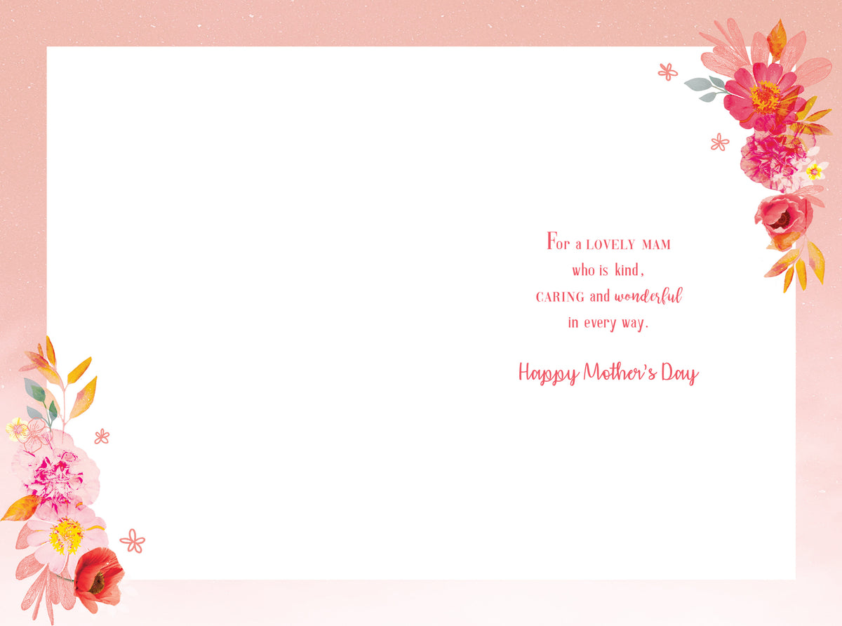 For The Best Mam Thanks For Always Being There Happy Mother's Day Card