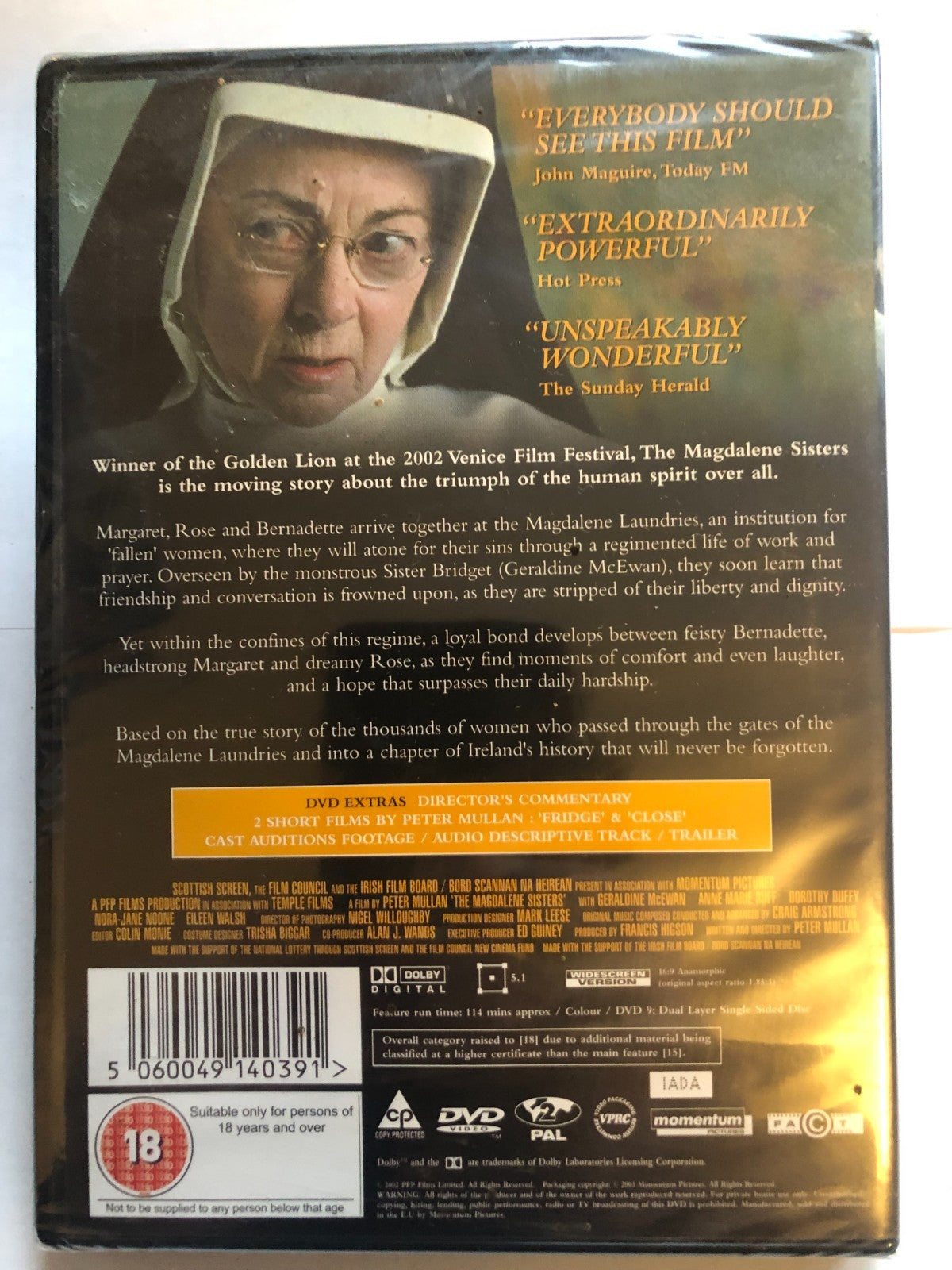 The Magdalene Sisters (2003) Geraldine McEwan Mullan DVD Region 2 New & Sealed