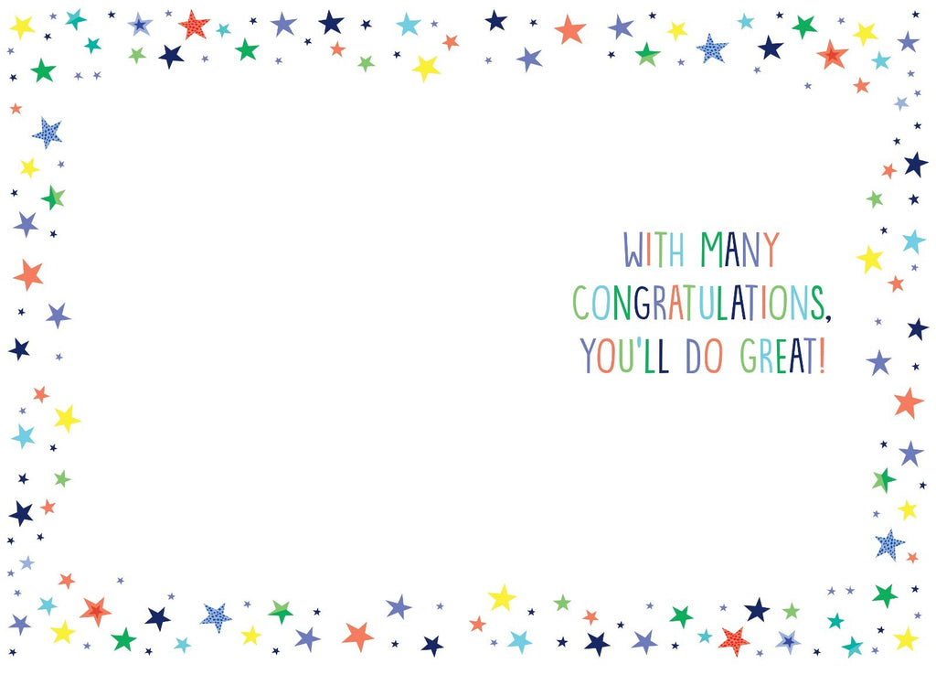 New Job Card Congratulations Foil Finish Lovely Verse