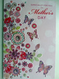 Especially For You On Mother's Day Card Butterflies & Flowers Design Card