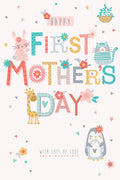 WIth Lots Of Love Happy 1st Mothers Day Happy Mother's Day Card Lovely Verse