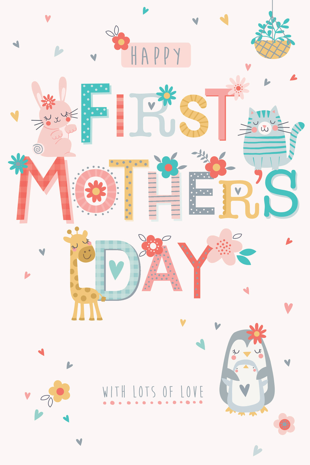 WIth Lots Of Love Happy 1st Mothers Day Happy Mother's Day Card Lovely Verse