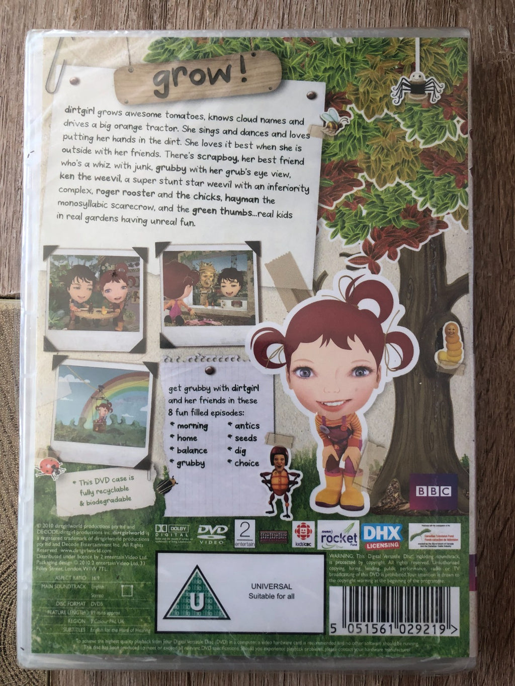 Dirtgirlworld: Grow DVD (2010) - Cate McQuillen - Brand New & Sealed - Free P&P