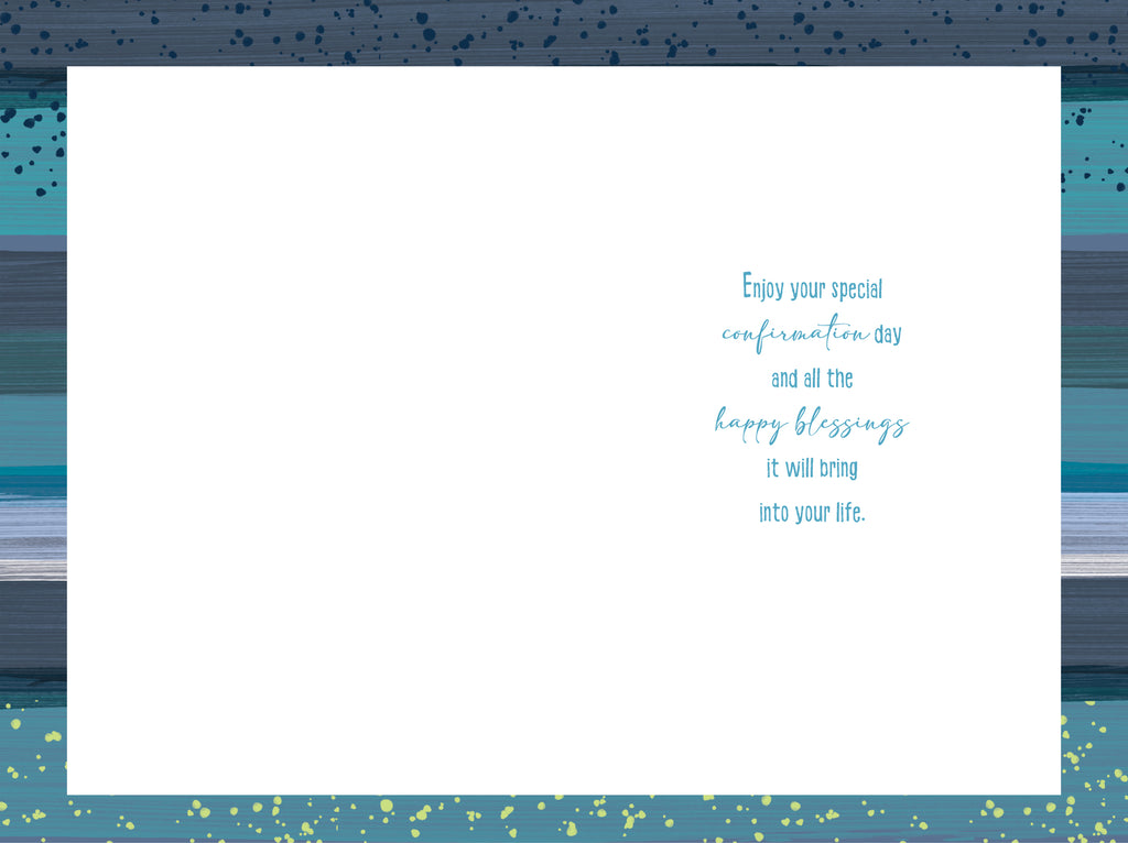 Boy Confirmation Day Card To A Very Special On Your Lovely Verse