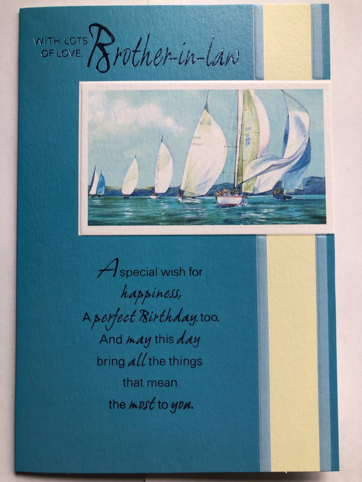 Brother In Law Birthday Card 13 x 19cm Great Selection To Choose From 32 Designs