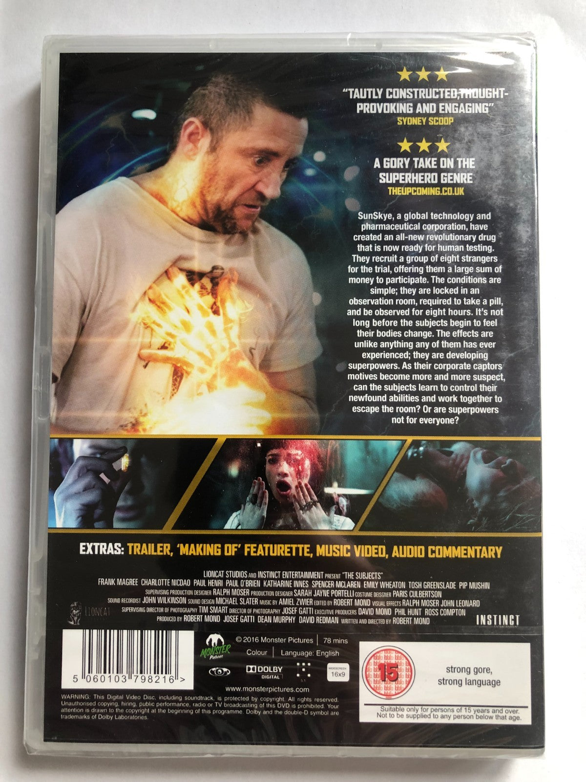 The Subjects DVD (2016) Paul O'Brien, Mond (DIR) cert 15 FREE Shipping