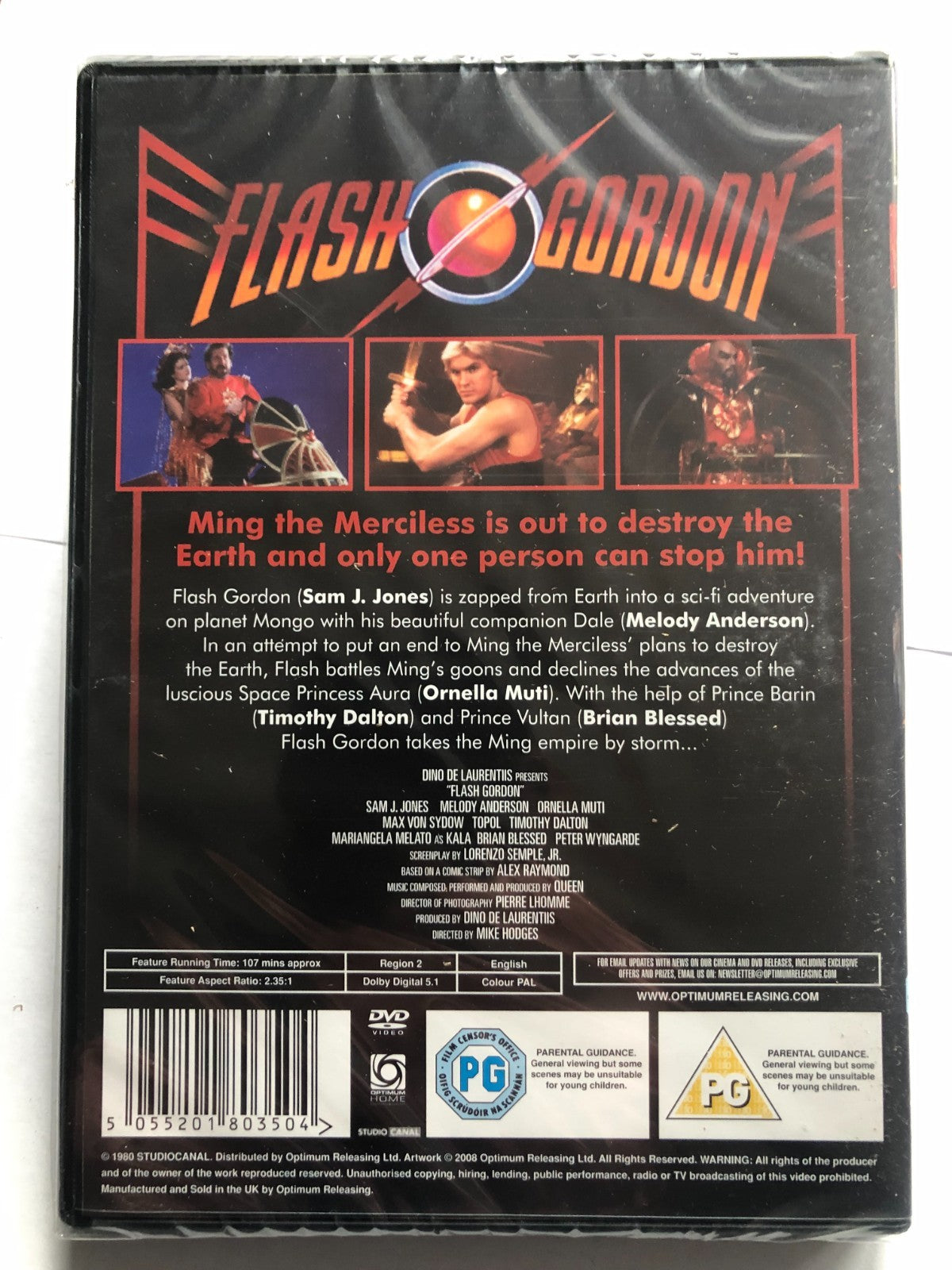 Flash Gordon (2008) Sam J. Jones Hodges DVD Region 2 New & Sealed