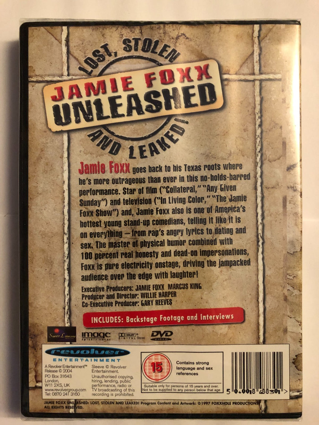 Jamie Foxx, Lost, Stolen & Leaked DVD Brand New UK Release Genuine Fast Region 2