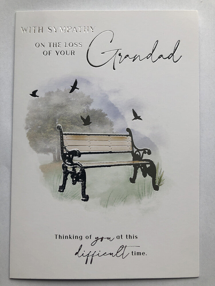Loss Of Your Grandad Sympathy Condolence Card
