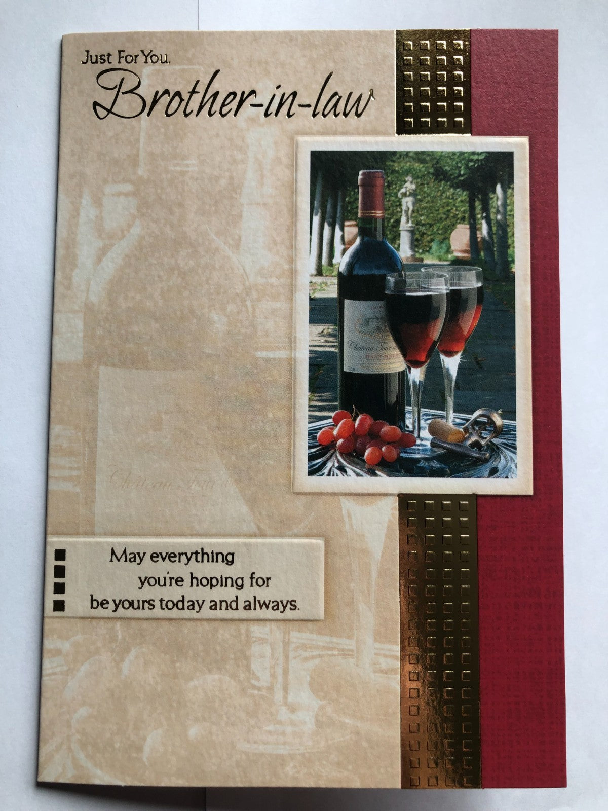Brother In Law Birthday Card 13 x 19cm Great Selection To Choose From 32 Designs