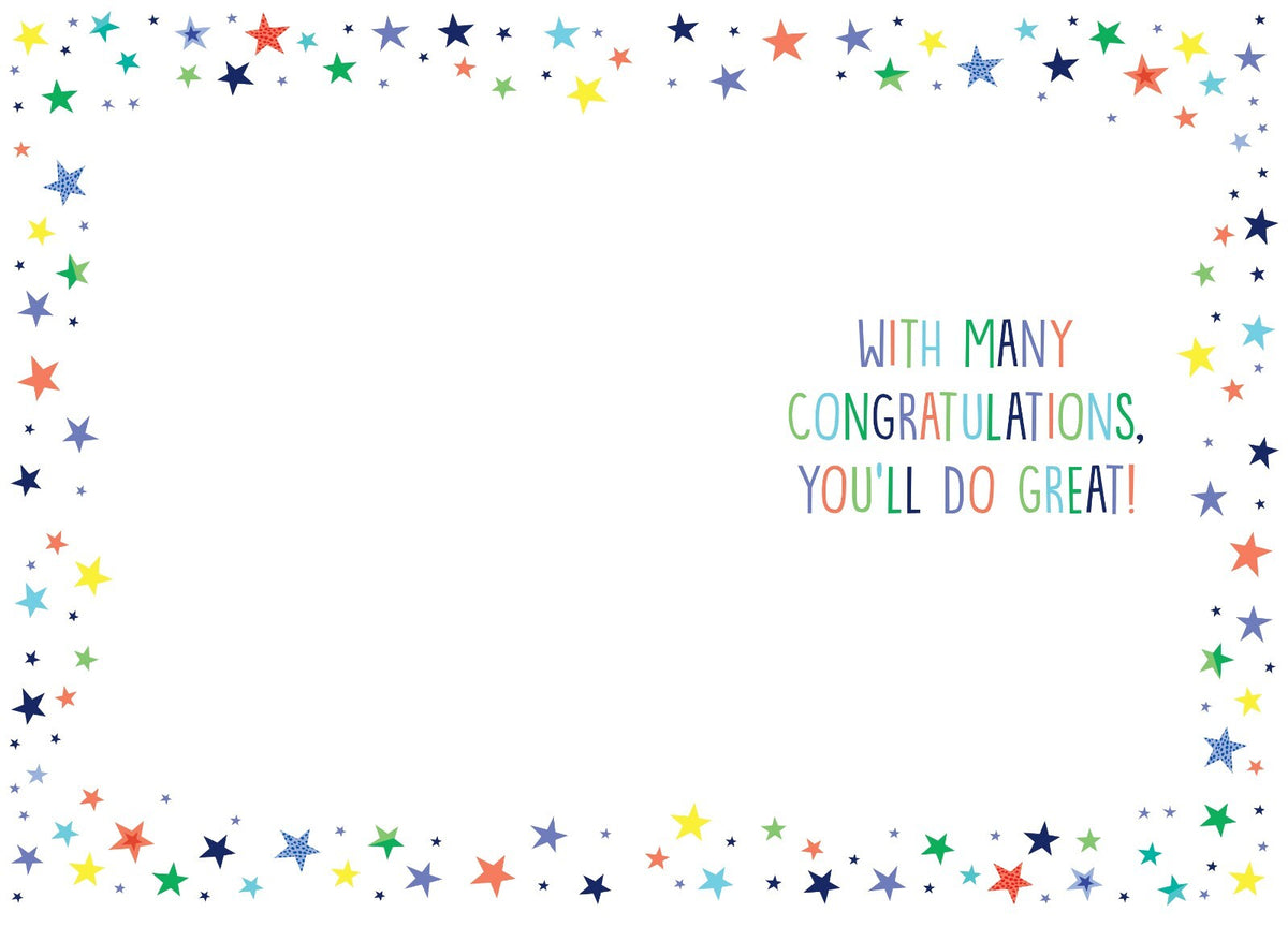 New Job Card Congratulations Foil Finish Lovely Verse