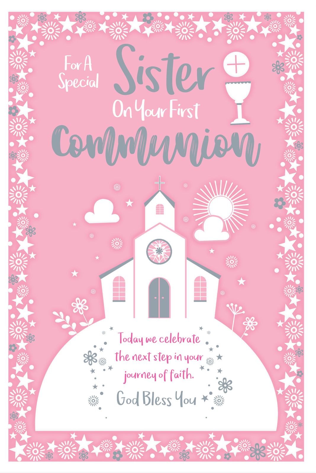 Sister Holy Communion Card On Your First For A Special  Lovely Verse