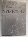 With Sympathy Condolence Card To A Dear Friend Flowers