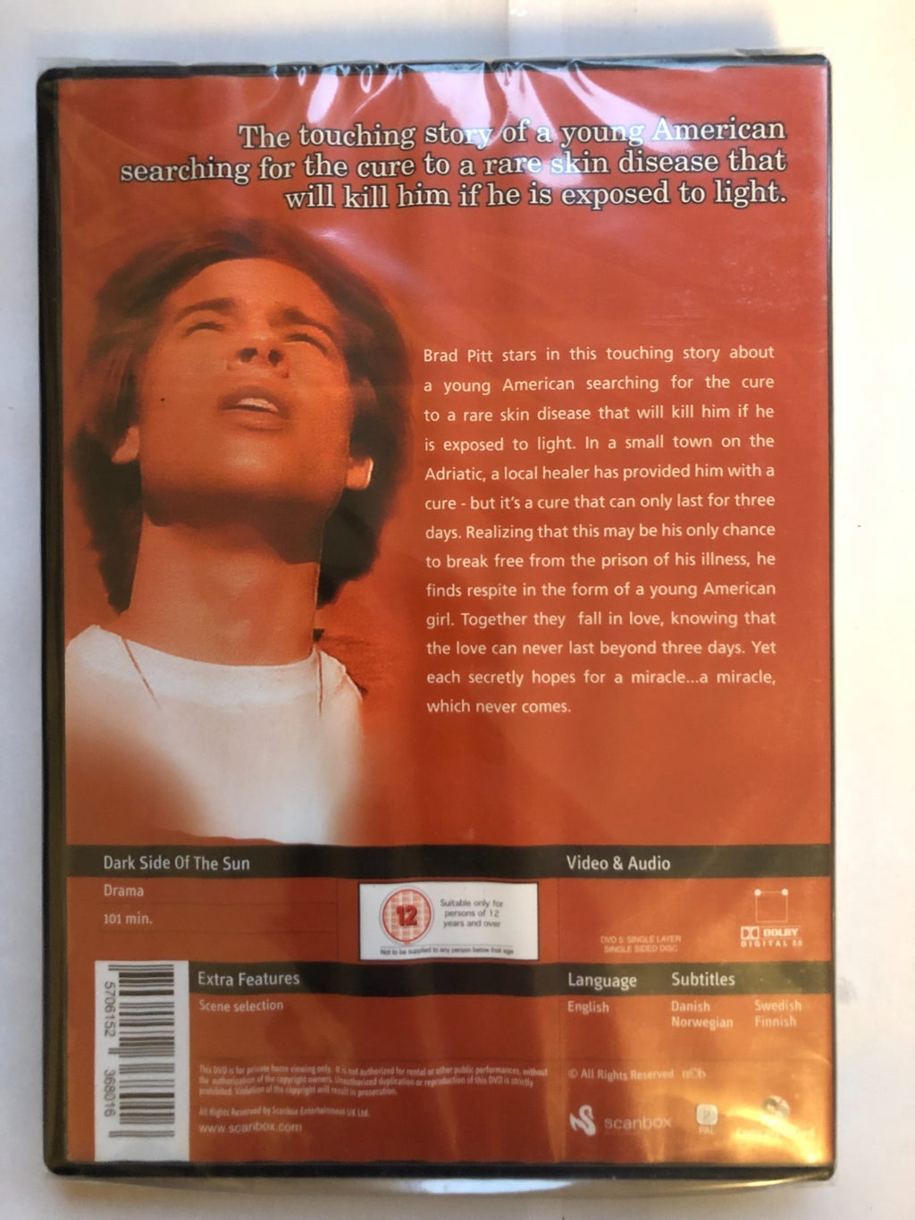 Dark side of the Sun DVD New Brad Pitt 2007 New & Sealed
