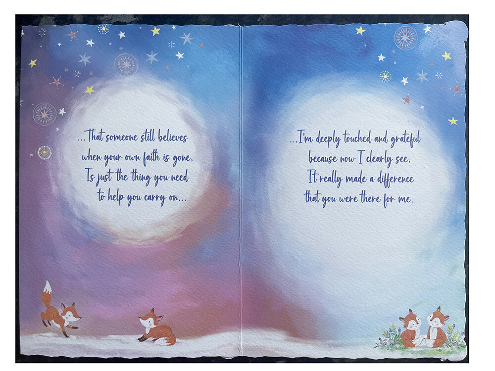 Thank You By Siv Andersson High Sentiment Heartfelt Message Card Lovely Verse