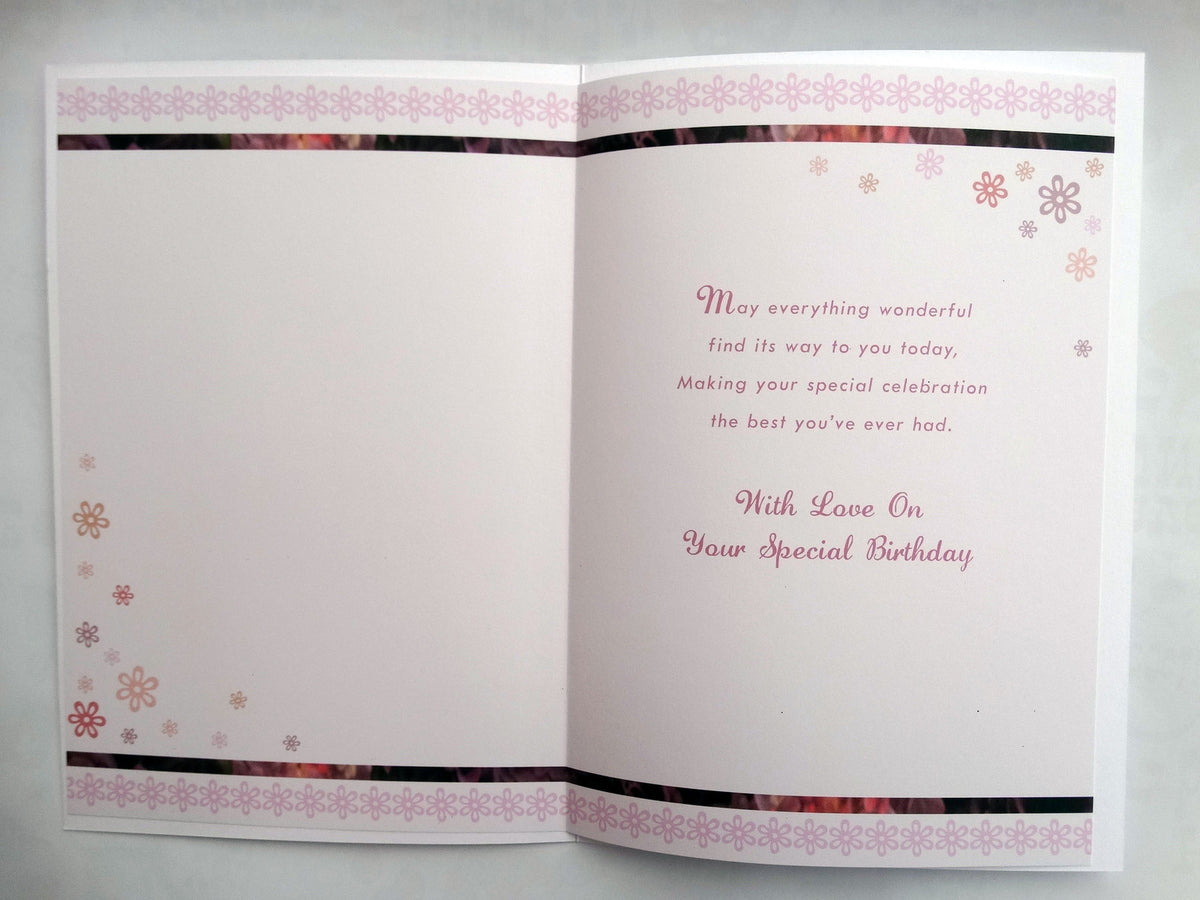 Sister 50th Birthday Card To A Special Candle Design Happy Birthday