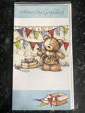 Grandad Father's Day Card | Teddy Bear Handyman DIY 4.7x9" UK P&P