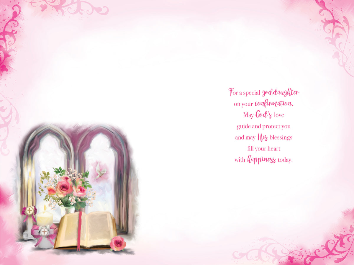 Goddaughter Confirmation Day Card For A Special On Your Lovely Verse