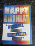 Open Happy Birthday Card Wishing You A Fantastic Day