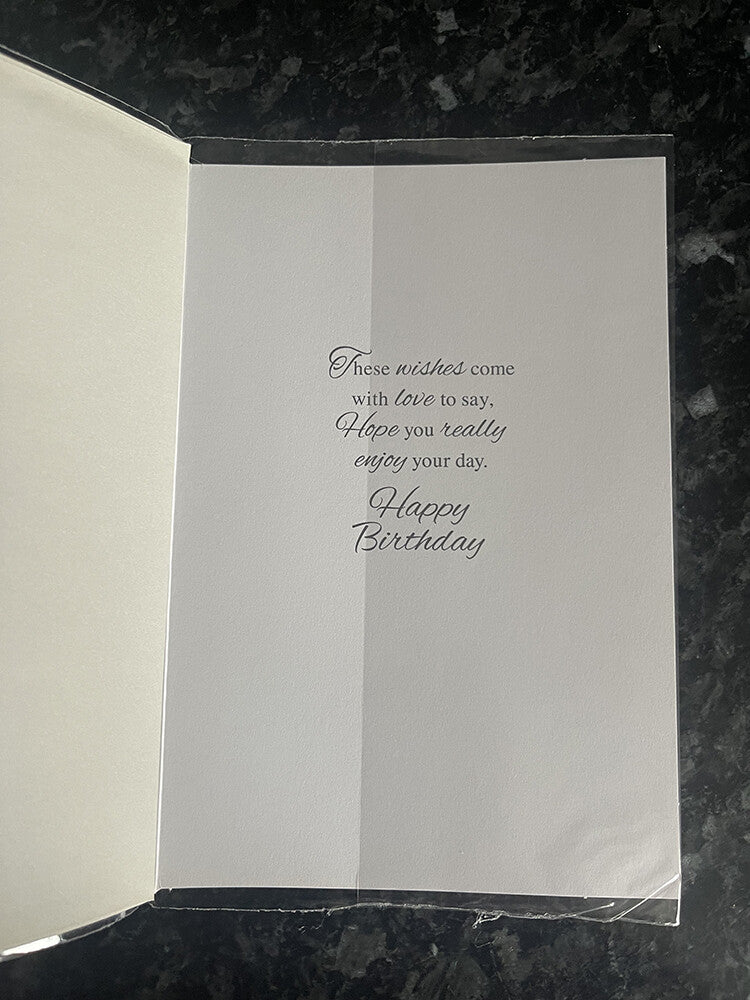 Grandad Happy Birthday Card Potting Shed Tools Twine Pots Watering Can