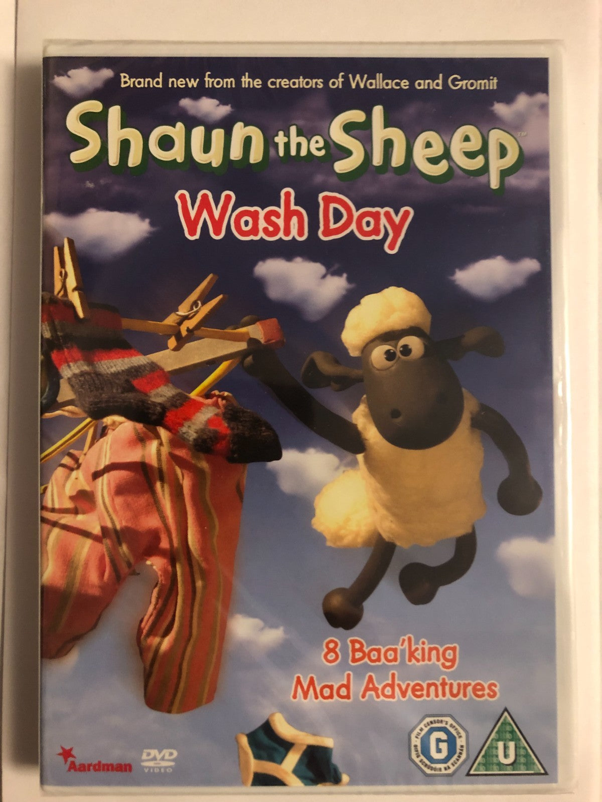 Shaun the Sheep Wash Day (2008) Nick Park DVD Region 2 New & Sealed