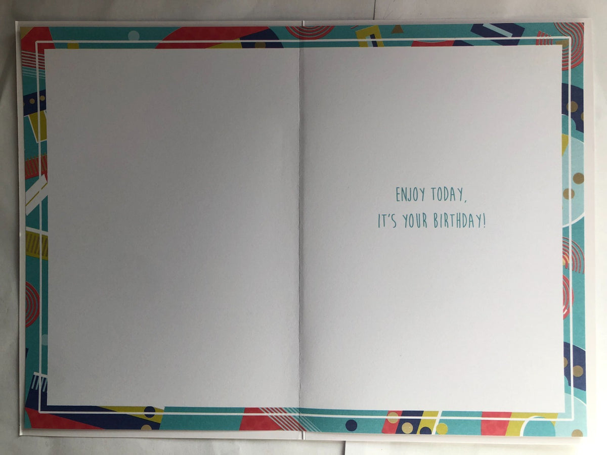 16th Birthday Card 13cm x 19cm Best Ever Design Printed Verse Colour Insert