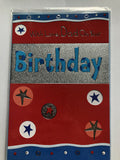 Dad Happy Birthday Card With Love On Your Birthday Stars
