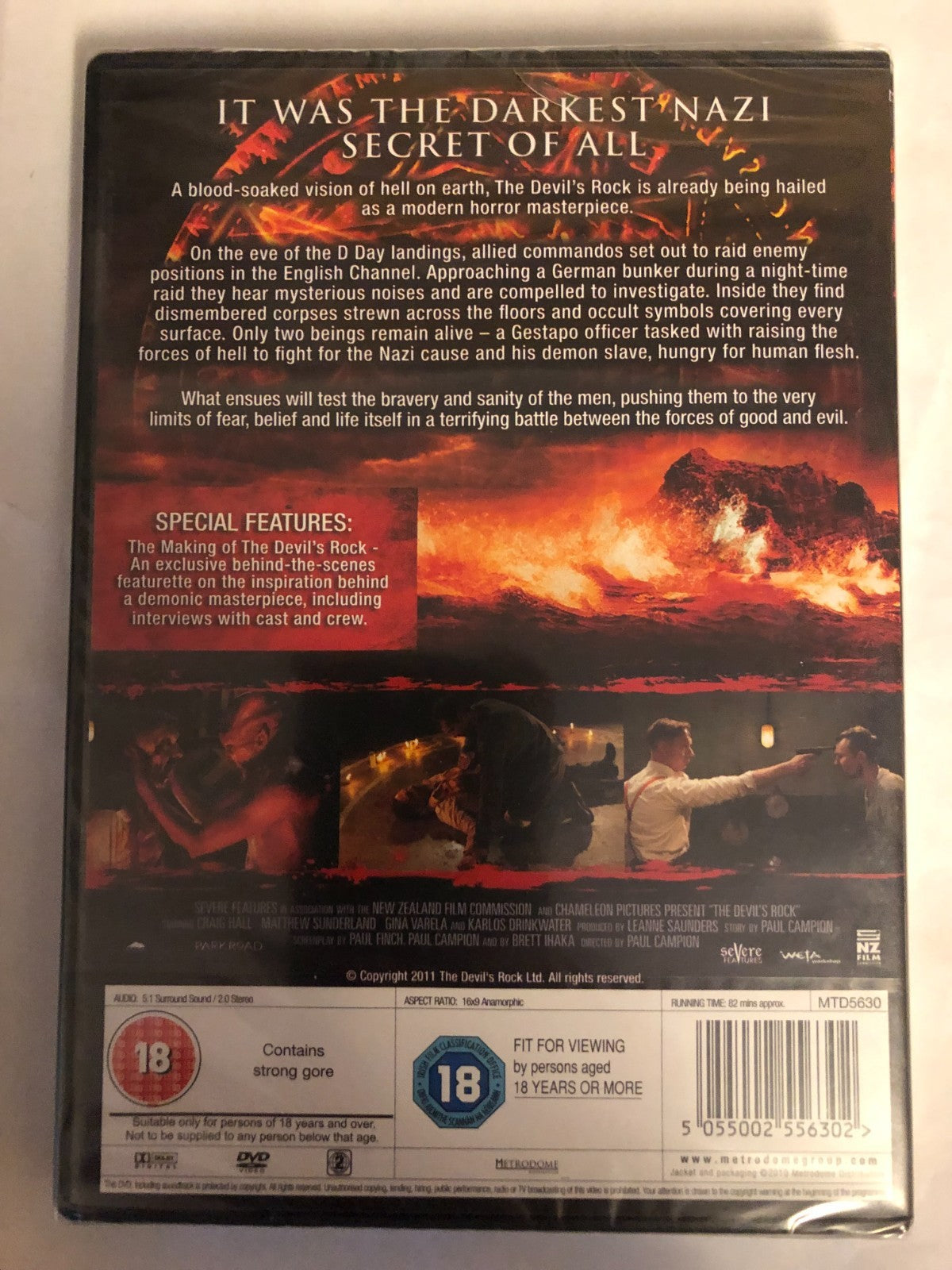 Devil's Rock (18) 2011 DVD Brand New UK Release Genuine Fast Region 2 PAL New