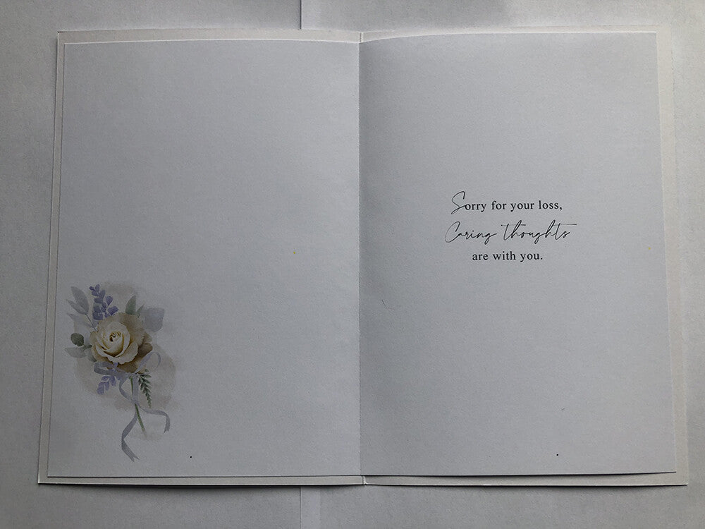 Loss Of Your Wife Sympathy Condolence Card
