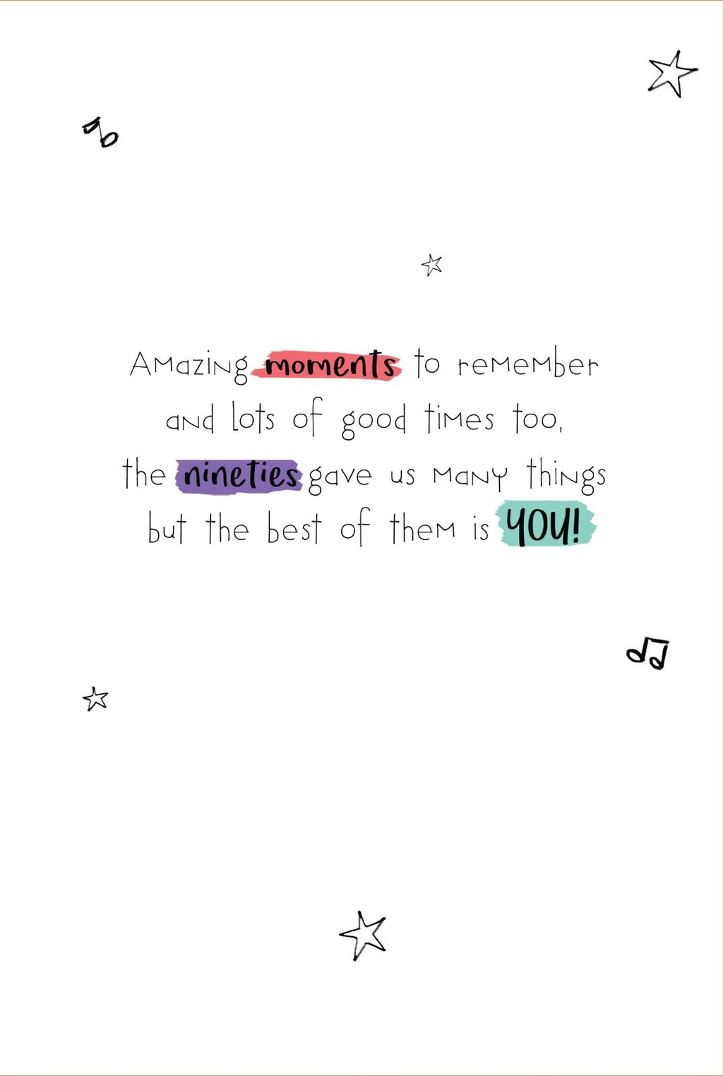 Someone Born In The 90's Happy Birthday Card Decade To Remember 1990's