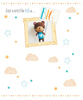 Thank You Greeting Card Just Wanted To Say A Big Teddy Design Bright Modern