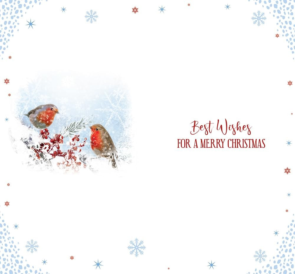 All The Family Christmas Card Dreaming Of A White Christmas 9" x 5"