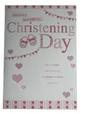 Girls Christening Day Card With Love On A Special Girl's Greeting