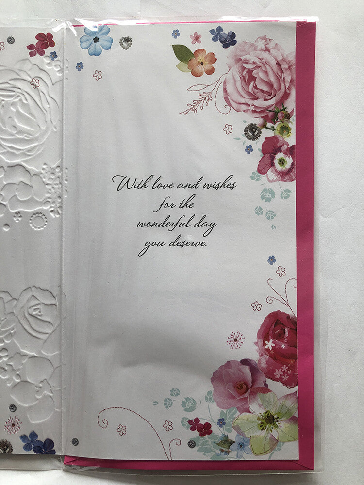 Daughter Happy Birthday Card Flowers Roses