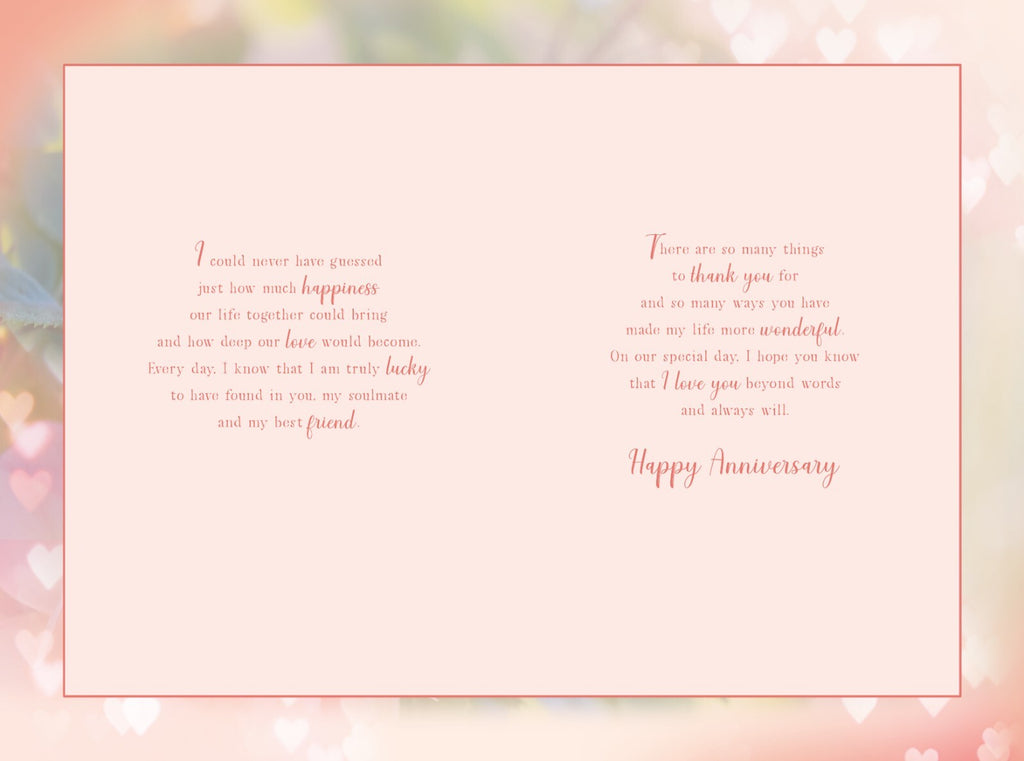 Wife Diamond Anniversary Card - Sentimental Rose Design - 60th Wedding Anniversa