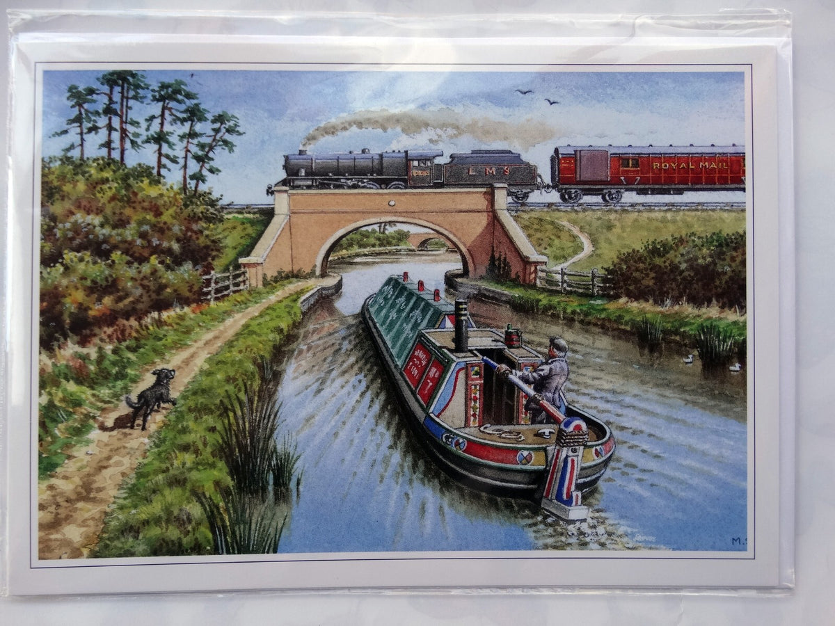 Nostalgic Tractors Planes Land Rover Canal Open Blank Birthday  Card 75 Designs