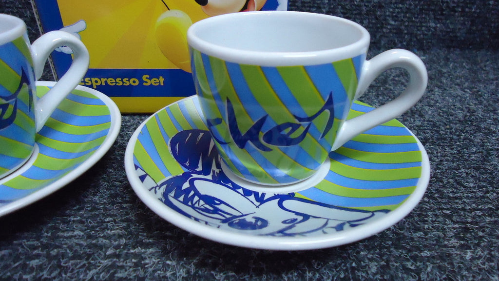 Disney Mickey Mouse Espresso Coffee Set Ideal Christmas Birthday Easter Present