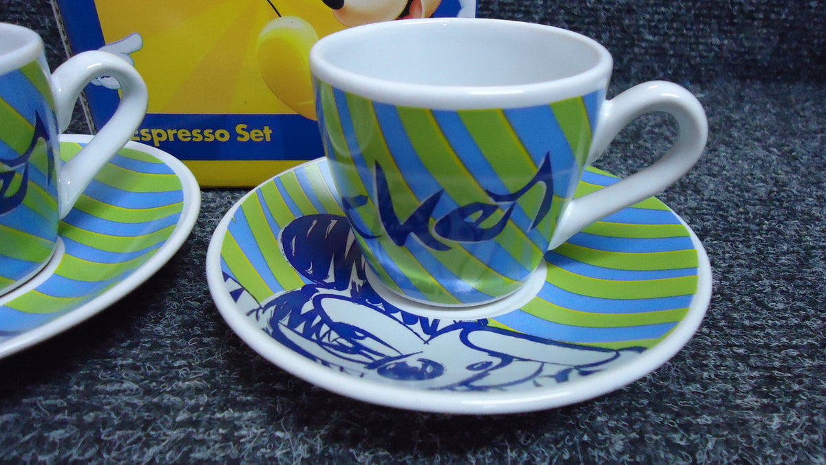 Disney Mickey Mouse Espresso Coffee Set Ideal Christmas Birthday Easter Present