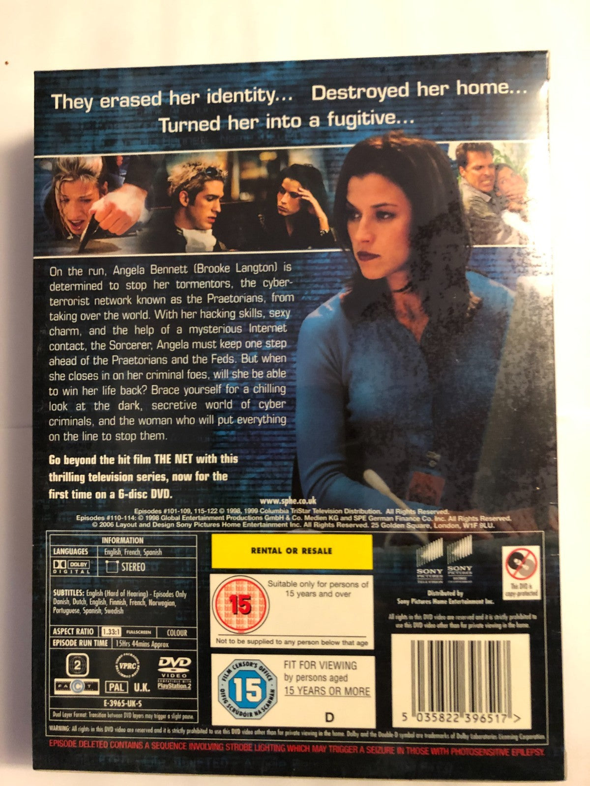 The Net: The Complete Series DVD 6 Disc Set Region 2 UK RARE New & Sealed