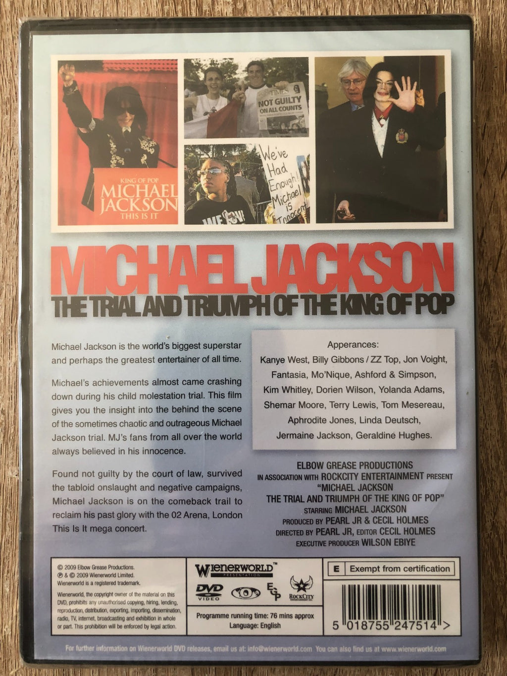 Michael Jackson - The Trial And Triumph Of The King Of Pop New & Sealed DVD